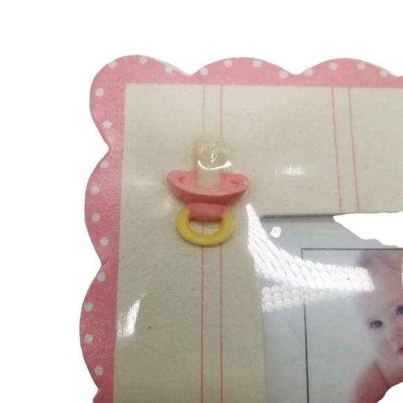 Special Moments Pink Wooden Baby Picture Photo Frame Factory Sealed New - Picture 3 of 5